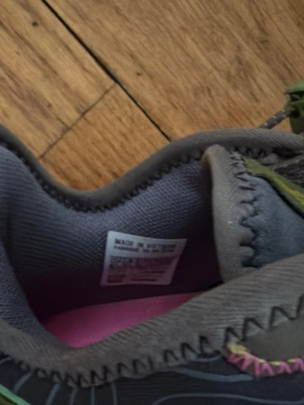 Reebok Women's Multi-Color Athletic Sneakers - Gray, White, Pink, Green